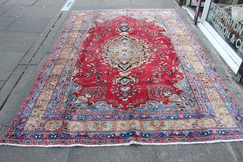 Tapis vintage fait main - tapis, laine