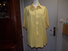 Chemise manches courtes jaune " Ted Lapidus "