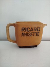 Ricard Anisette Ateliers Céramique France Pichet Carafe Eau Vintage Rectangle
