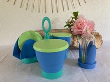 525⚜️ Service Set Trio de Table Apéritif Tupperware en Plastique