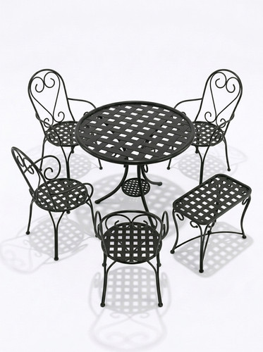 Ensemble bistrot métal - , 6