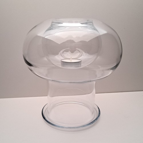 Photophore vintage verre