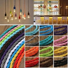 fil câble électrique torsadé gainé Couleurs Muti (lot de 5 m) 2 brins 2 x 0,5 mm