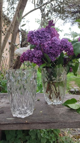 Paire vases vintage en - paire,