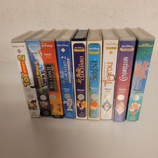 Lot de 9 Cassettes VHS : WALT