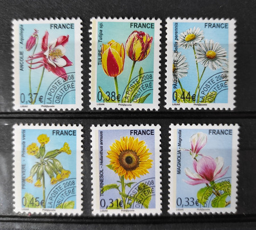 Fleurs pré oblitérés - , n