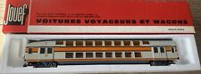 JOUEF HO 5084 VOITURE 2 ETAGES MIXTE FOURGON/2EME CLASSE BDE SNCF TYPE VB2N