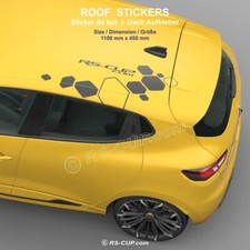 Roof sport sticker Aufkleber autocollant compatible RS Clio Megane Captur Twingo
