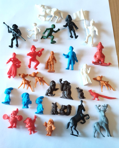Ancien lot figurines roche - ancien, 28