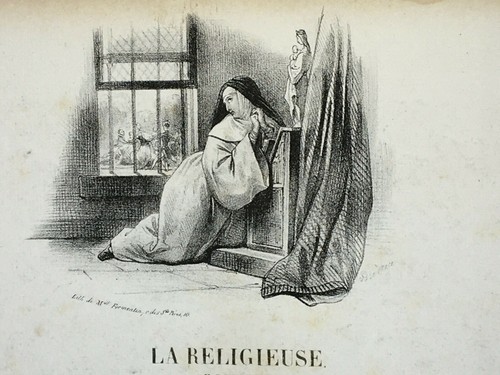 Religieuse lithographie - religieuse,
