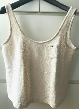ROSEANNA paris LACE Débardeur Top Ecru Blouse NEW NEUF 279 €
