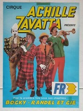 Affiche cirque achille - cirque,