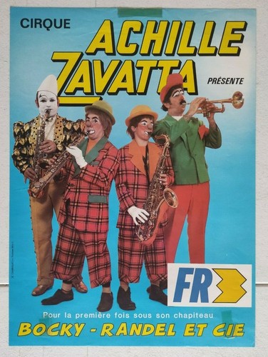 Affiche cirque achille - affiche,