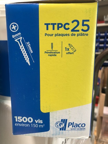 Vis pour placo plâtre - pour,