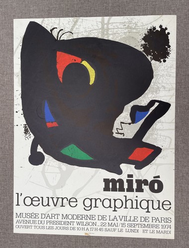 Affiche miro oeuvre - oeuvre, graphique