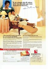 PUBLICITE ADVERTISING 126  1990   les fauteuils relax Everstyl &  Micheline Dax