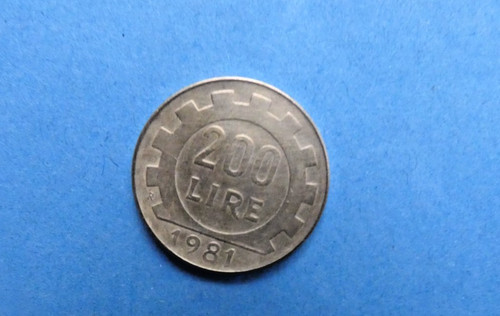 Piece 200 lires italie - ,