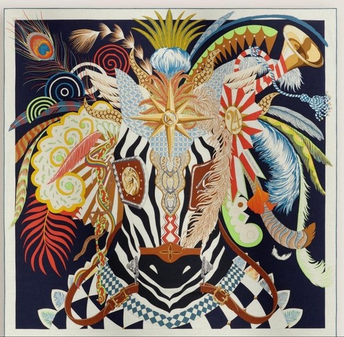écharpe masque hermes carre - masque,