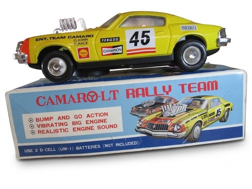 Asahi japan tin toy chevy - japan,