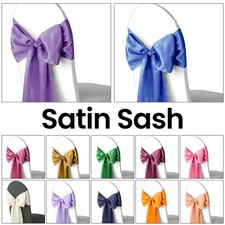 Satin Chaise Nœud Écharpe