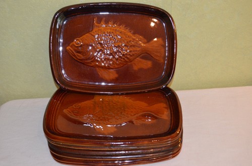 Assiettes plats poisson - assiettes,