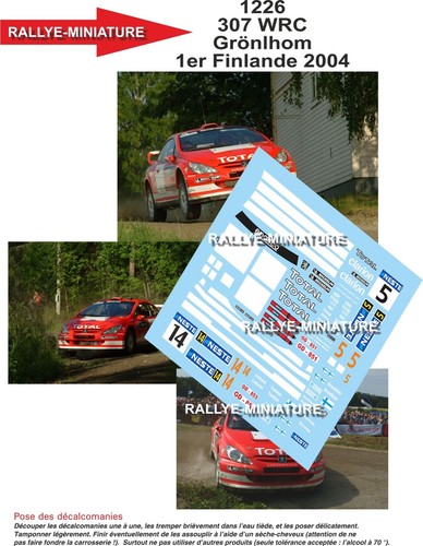 Decals ref 1226 - ref, peugeot