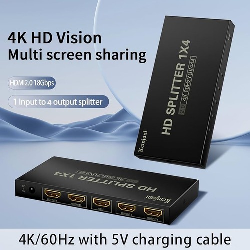 Kemjuni hdmi splitter - kemjuni,