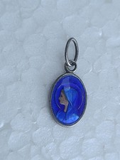 Médaille , émail bleu 