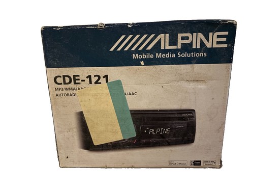 Alpine cde 121 - usb/cd, player