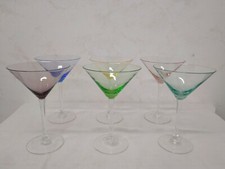 Verre À Martini / Cocktail Multicolor X6 