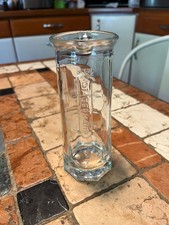 Carafe à cocktail vintage St Germain Liqueur, pichet avec recette en relief