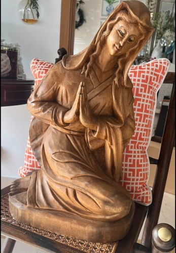 Statue sainte vierge en - la,