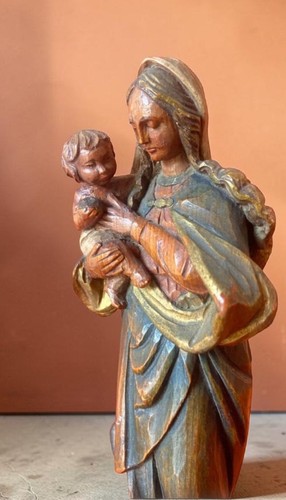 Figurine ancienne bois - figurine,