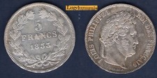 5 Francs 1833 W Lille TB + -