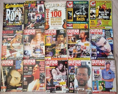Lot magazines guitare - lot, 15