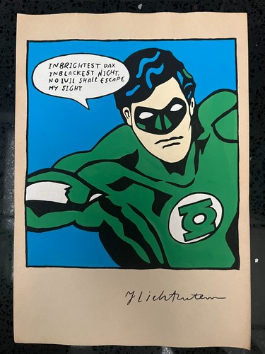 Dessin roy lichtenstein fait - dessin,
