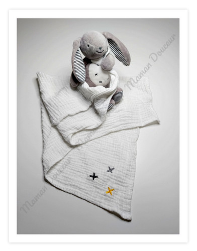 Doudou plat couverture lange - doudou,