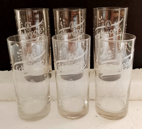 Lot verres schweppes - 6,