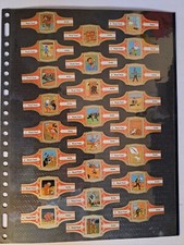 TINTIN SERIE COMPLETE .BAGUES DE CIGARE ROUGE .ROYAL FLUSH .HERGE