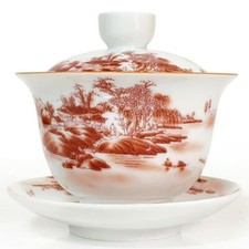Gaiwan Porcelaine 200 ML Tasses à Thé Céramique Kung Fu Traditionnelle Sancai...