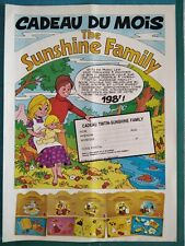 Vintage publicité - french ad - mattel SUNSHINE FAMILY barbie - 28.5 * 20.5 cm