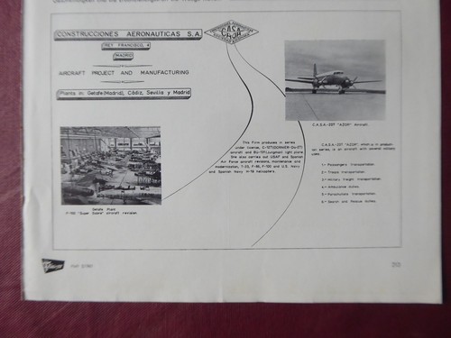 1961 pub avion casa - casa, azor