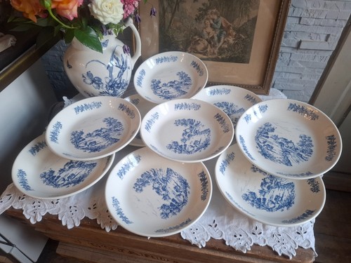 Assiettes calottes creuses - 9,
