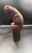 Grand perroquet terre cuite