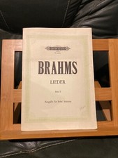 Brahms Lieder partition chant