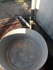 Ancienne bassine aluminium –