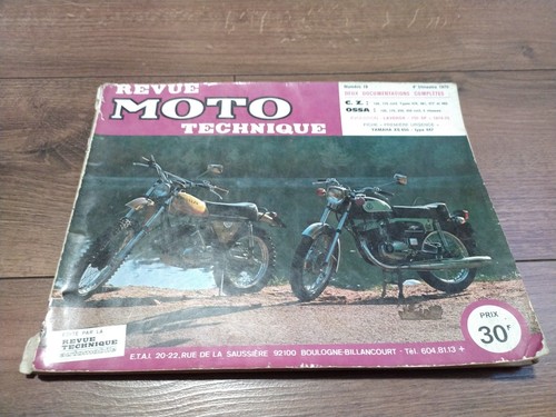 Revue moto technique a - revue,