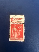 Type Paix N°283 PUB blédine type 4 oblitéré