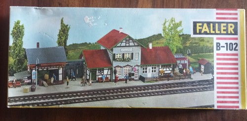 Vintage maquette gare faller - vintage,