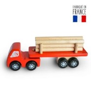 JOUET en BOIS CAMION GRUMIER